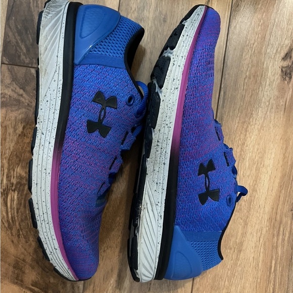 Under Armour bandit 3 women Blue & Purple Gradient Knit Running Sneakers - Picture 2 of 6